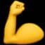 flexed biceps emoji