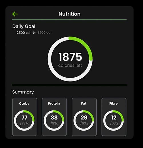 Nutrition Tracking