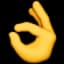 ok hand emoji